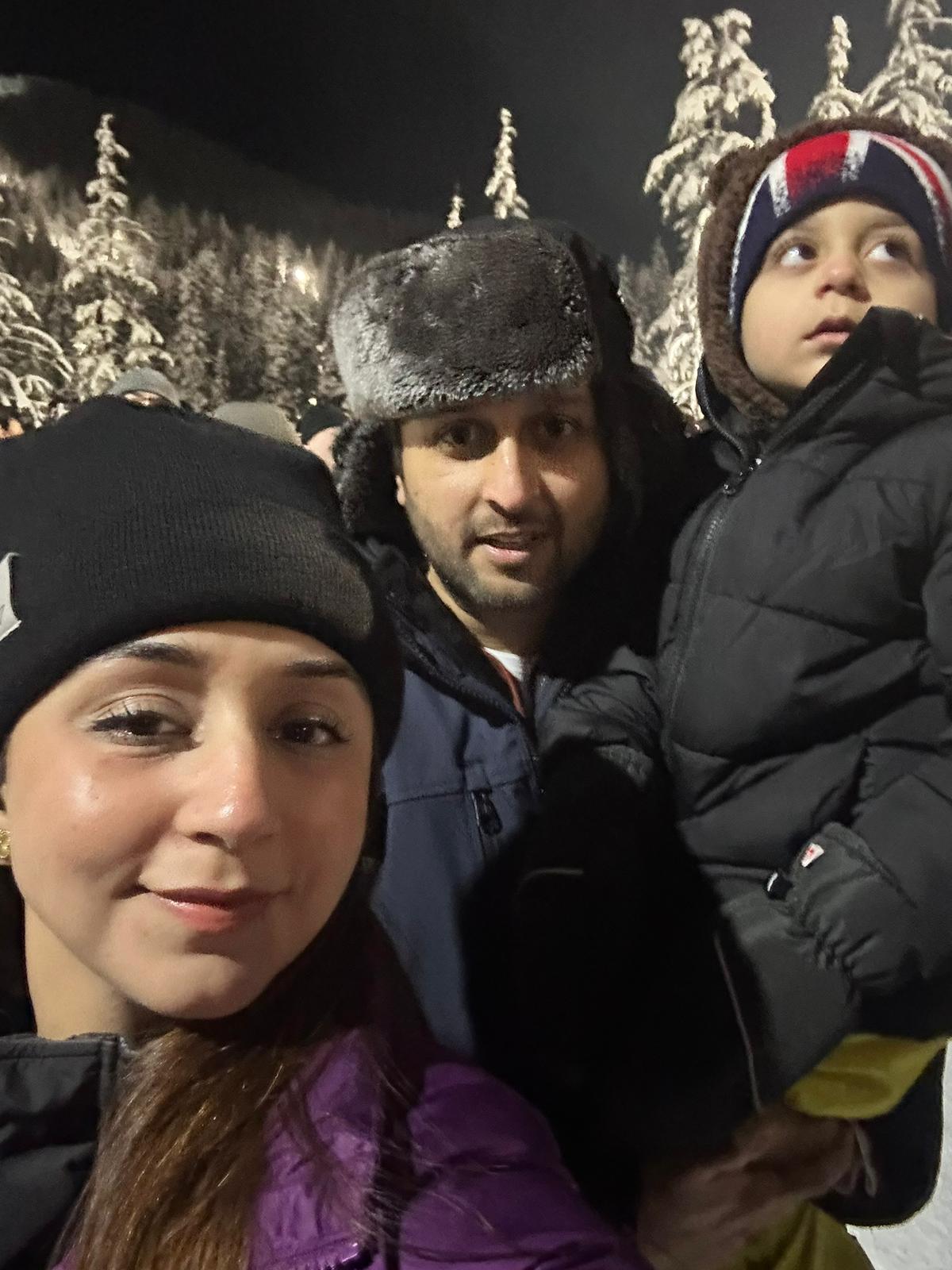 Family at Grouse Mountain
